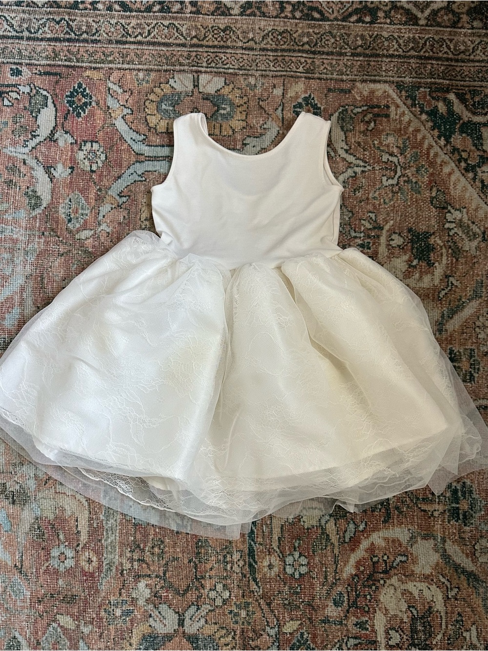 H&M Ivory Lace & Tulle Dress